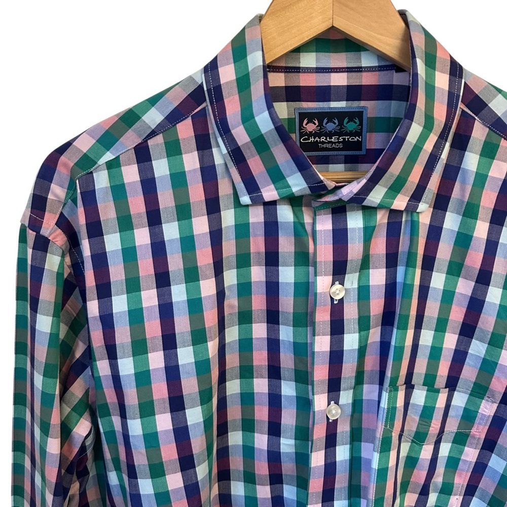 Charleston Threads Check Shirt XXL - Picture 2 of 6